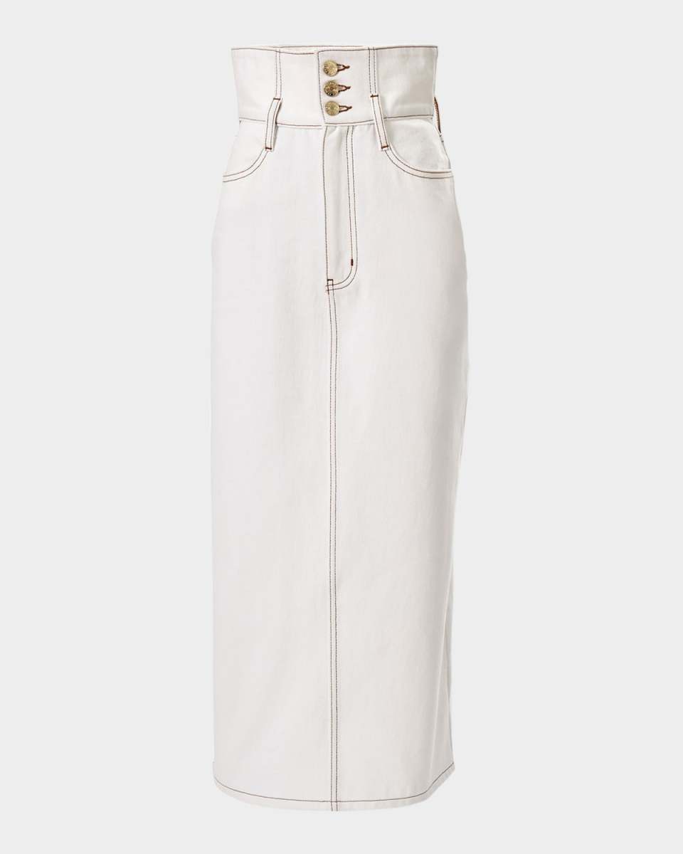 CH x FRAME The Corset Midi Skirt